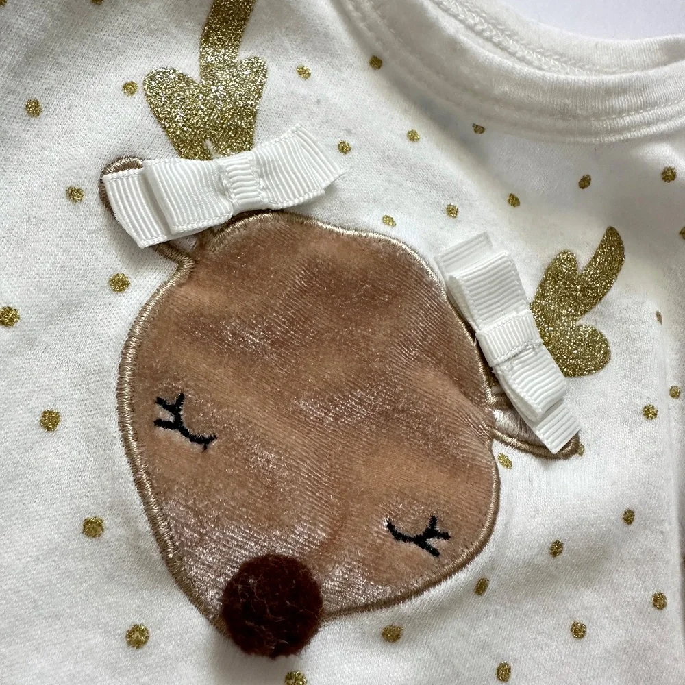 Winter Christmas Reindeer Onesie